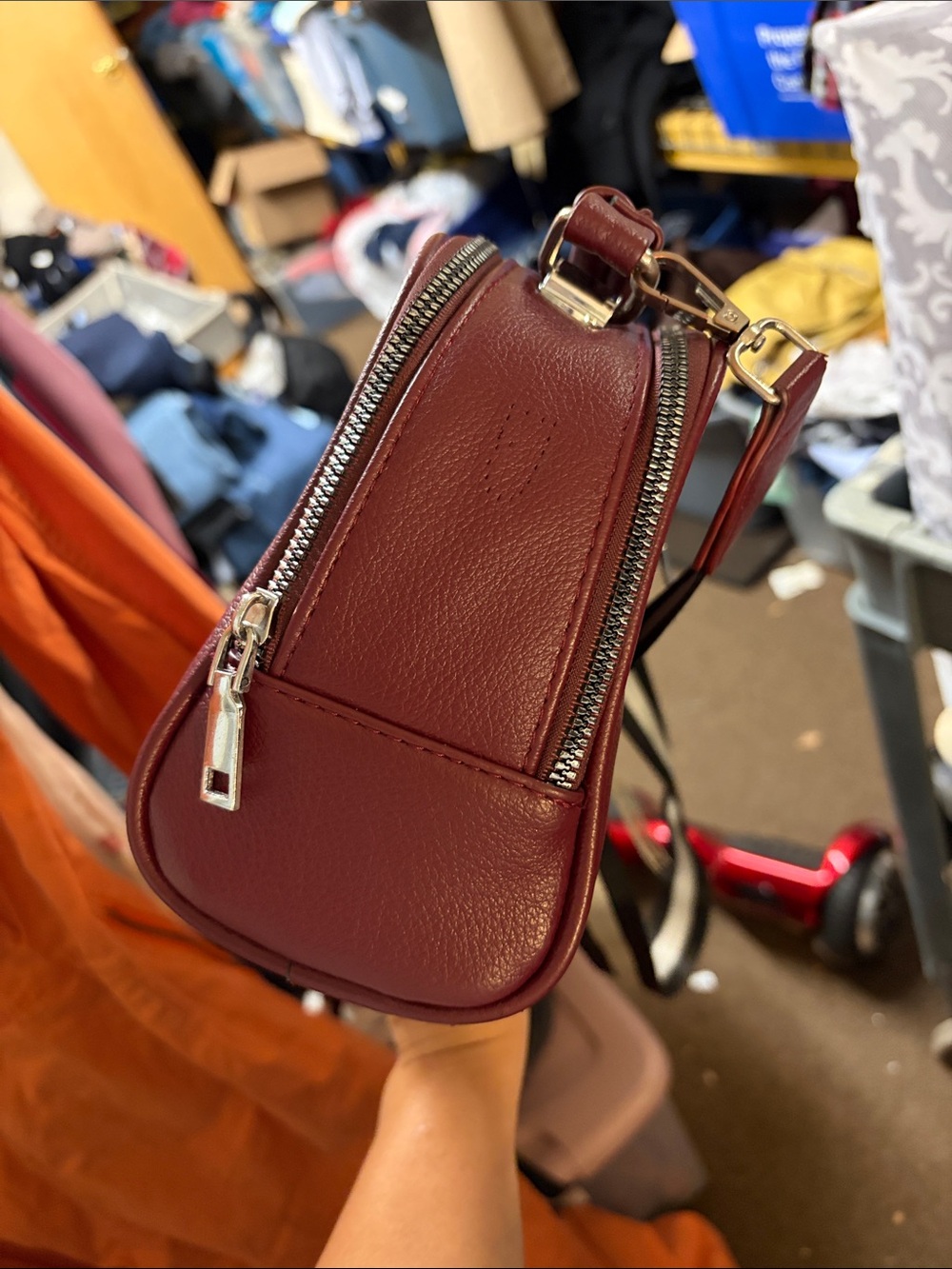 Inspired Bag in Burgundy - Picture 7 of 8